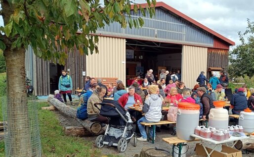 Kelterfest an der Naturschutzscheune